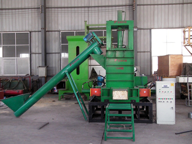 Auto-feeder And Weighting 380v 60 Bale/H Wood Shaving Baler Bale Size Can Be Adjusted