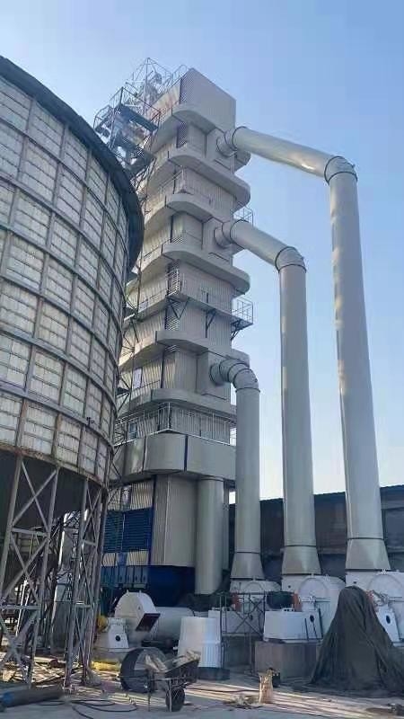 1500 T/D Mixed Flow Tower Grain Dryer Machine Energy Saving Low Temperature Easy Operation