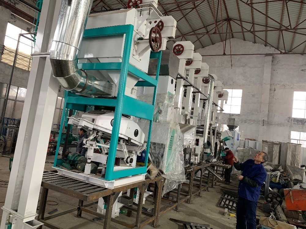 50-60 T/D Auto Rice Mill Machine Complete Set Rice Milling Plant