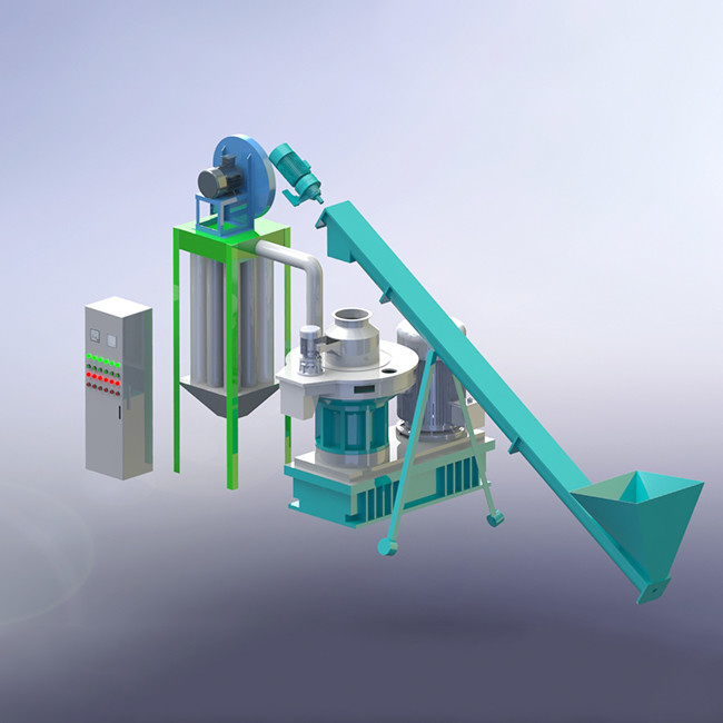1500kg/h Straw Sawdust Biomass Pellet Machine Complete Wood Pellet Production Line